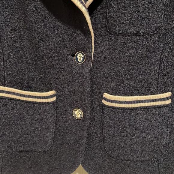 Tory Burch navy wool blazer small - Picture 3 of 9